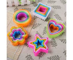 5Pcs Fondant Cake Cookie Sugarcraft Cutters Decorating Molds Tool Set Kitchen Supplies-2#