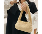 Women Fashion Autumn Winter Plush Soft Fluffy Handbag Shoulder Underarm Bag B