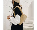 Women Fashion Autumn Winter Plush Soft Fluffy Handbag Shoulder Underarm Bag B