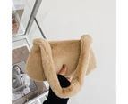 Women Fashion Autumn Winter Plush Soft Fluffy Handbag Shoulder Underarm Bag B