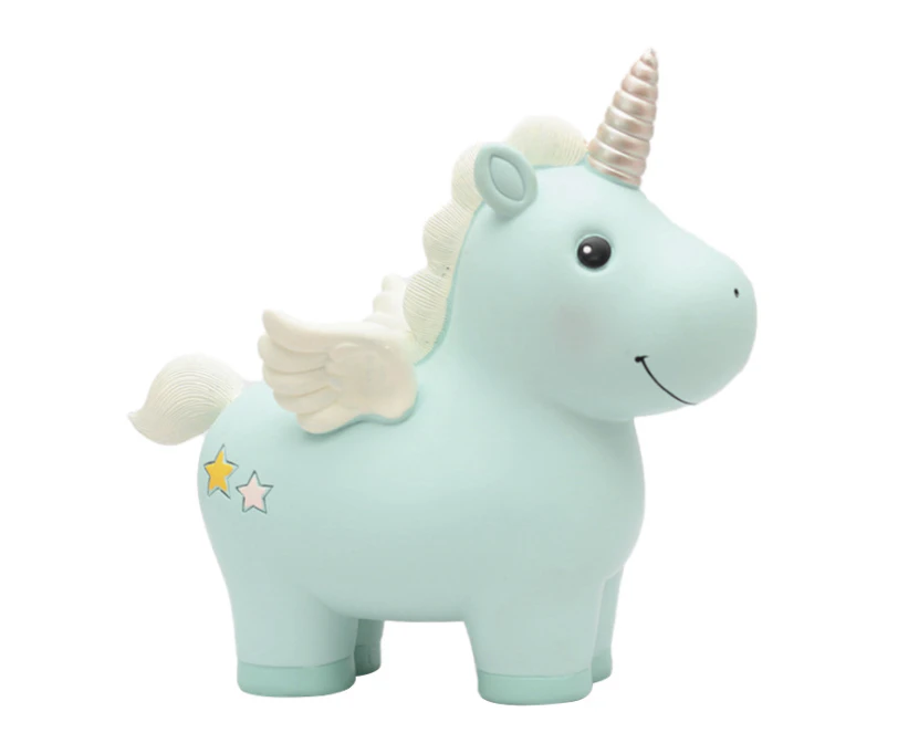 Lovely Rainbow Unicorn Piggy Bank For Girls,Unicorn Piggy Bank Toys