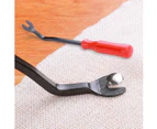 2PCS Upholstery and Construction Staple Remover with Tack Puller Tool, Nail Puller, Carpet Remover, for Removing All Kinds of Staples for Furniture, Floor,