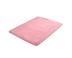 Area Rug Comfortable Decorative Long Lasting Daily Use Fluffy Area Rug Decoration for Household-Pink 40*60cm
