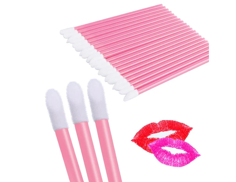 200 Pcs Disposable Lip Brushes Lip Gloss Applicators Make Up Brush Lipstick Lip Gloss Wands Applicator Tool Makeup Beauty Tool Kits -Black