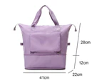 Womens Travel Bags, Weekender Carry On For Women, Sports Gym Bag, Workout Duffel Bag,Purple