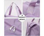 Womens Travel Bags, Weekender Carry On For Women, Sports Gym Bag, Workout Duffel Bag,Purple