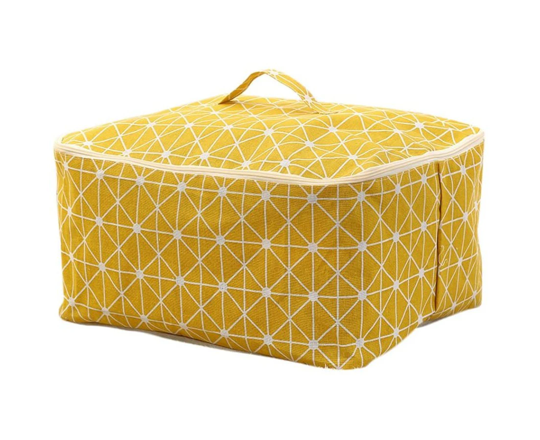 Large linen storage bag - durable, dustproof, for storing clothes, blankets, toys