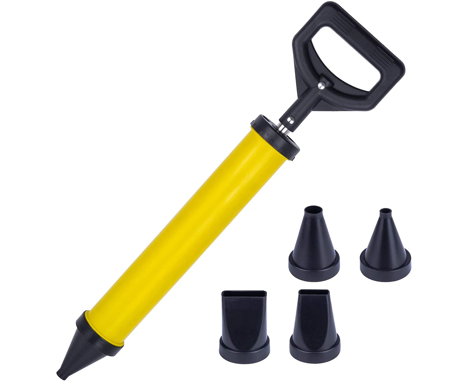 Grout gun for mortar, hand mortar pump, concrete spray with accessory mortar press, mortar sprayer + 4 nozzles