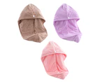 Microfiber Hair Towel Wrap Ultra Absorbent, Fast Drying Hair Turban Soft