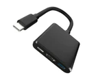 3 in 1 USB Type-C 3.1 to 4K HDMI-compatible PD Charging USB 3.0/2.0 Adapter Hub Converter