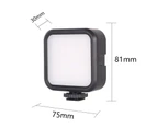Bluebird 1 Set Video Light Triple Colors High Light Efficiency Spliceable Outdoor Live Square Soft Light for Indoor- A