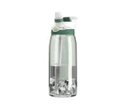 1000ml Water Bottle Wear-resistant Large Capacity Reusable Sports Water Jug with Straw for Daily Use -Green