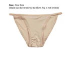 Sexy Bikini Briefs Pure Color Low-rise Slim Strap Bikini Panties for Women