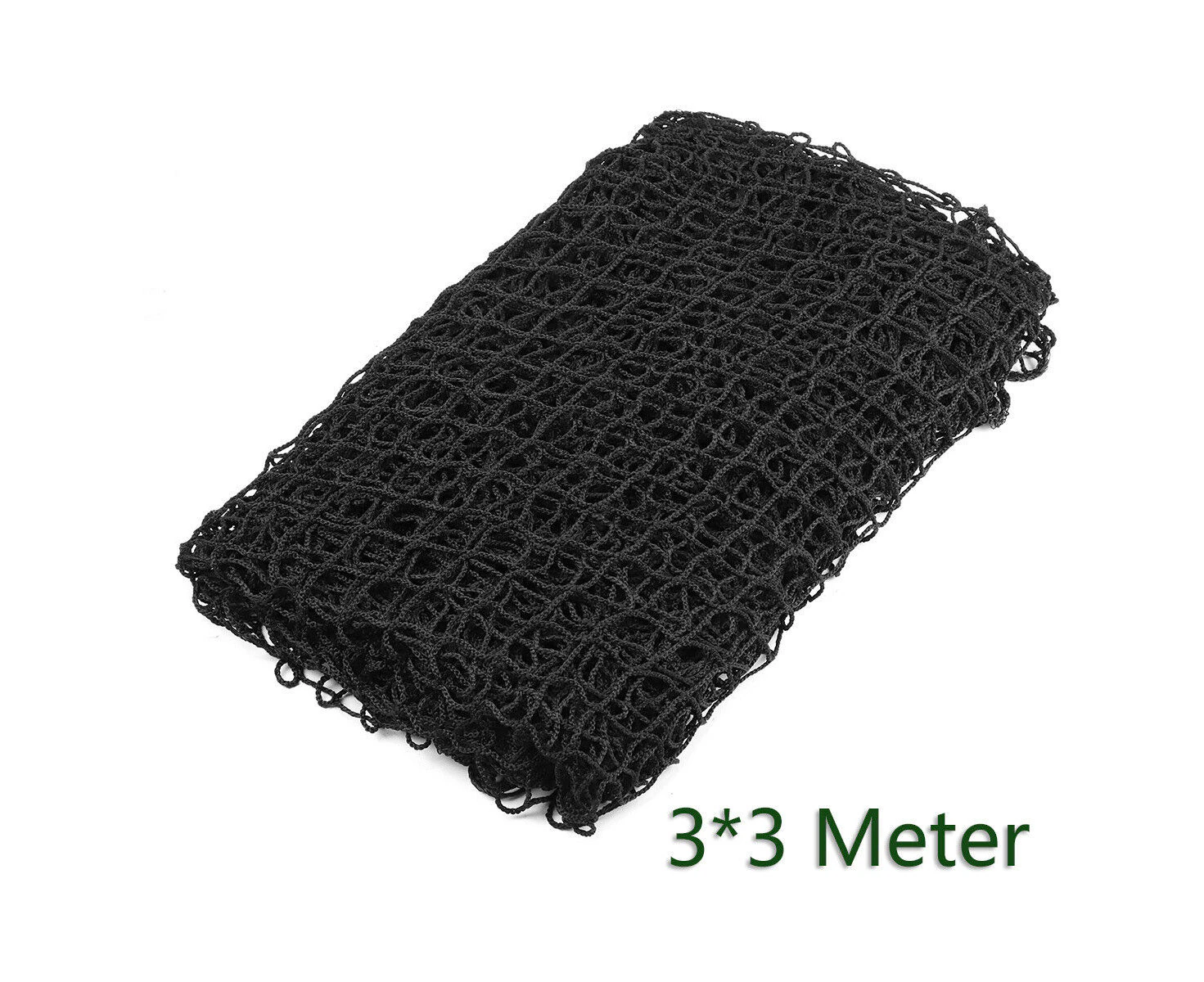 Oweite Golf Practice Net Golf Ball Hitting Netting Heavy Duty Nylon Golf Sports Netting Barrier Nets Black 3mx3m