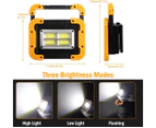 1500 Lumens 30W Rechargeable Led Floodlight Construction Site Floodlight Portable Led Flood Light With Usb Work Light