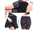 Minbaeg Women Safety Pants High Waist Lace Shorts Summer Thin Girl Soft Underwear Boxers-Skin Color - Skin Color