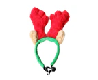 Christmas Pet Supplies Puppy Hat Holiday Ornaments Antlers Headband, Size: L