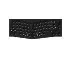 Keychron Q8 Alice Layout QMK 100% Custom Hot-Swappable Mechanical Keyboard Barebone Knob Version (Black) (Q8-B1)