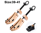 1 pair Heavy-Duty Shoe Stretcher for Men |Wood & Metal Construction,39-41 yards