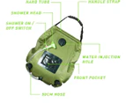 Solar Shower Bag,5 gallons/20L Solar Heating Camping Shower Bag with Removable Hose and On/Off Switchable Shower Head