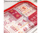 aerkesd Auspicious Chinese Idiom Pencil Bag New Year Style Eye-catching PVC Pencil Pouch for Students-3