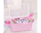 Medicine Box 2 Layer Emergency First Aid Kit Storage Box Container Organizer