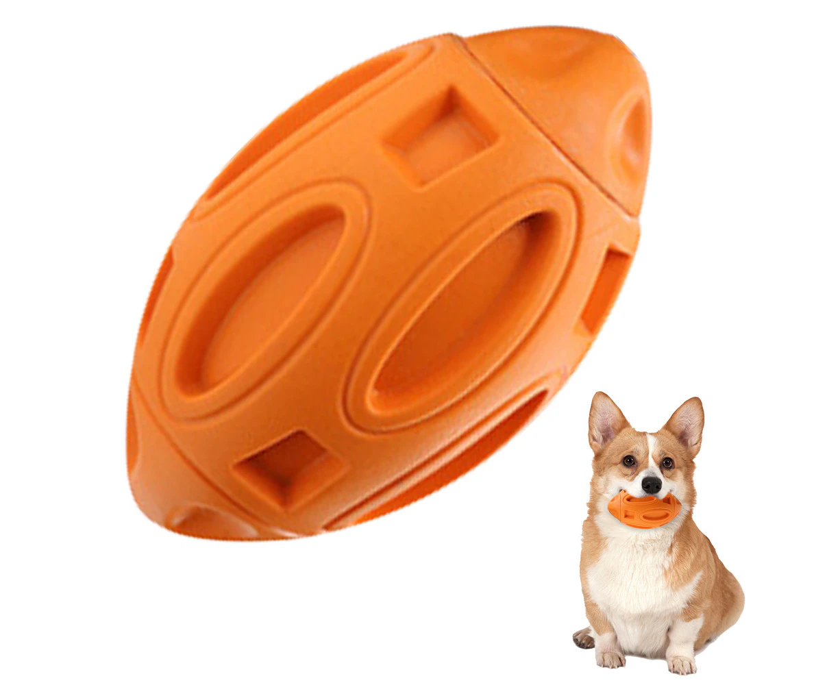 Dhrs Squeaky Dog Toys compatible with Aggressive Chewers: Rubber Puppy Chew Ball with Squeaker, Almost Indestructible and Durable Pet Toy