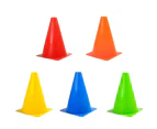 10Pcs Plastic Soccer Football Basketball Training Anti-wind Sign Cone Barrier-Red
