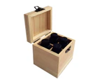 4 Slots Mini Solid Wooden Essential Oil Storage Box Container Organizer Gift
