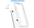 Case for IPhone SE 2020 2nd Generation, IPhone 8 and IPhone 7, 4.7-Inch, Shockproof Bumper Cover, Anti-Scratch Clear Back, Clear