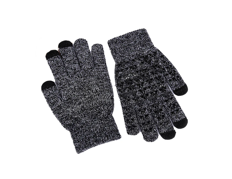 Winter Gloves for Men Women - Touch Screen Anti-Slip Silicone Gel,style 2