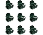 100 Pcs Orchid Clips Dark Green Plant Clips