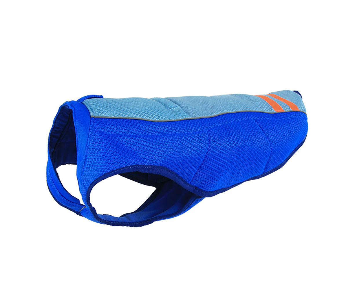 Dog Core Cooling Vest, Evaporation Cooler Coat for Pets, Reflective Material, Adjustable Straps,-blue-XS