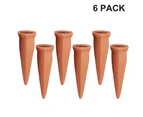 Plant Watering Devices 6 Pack Terracotta Vacation Plant Waterer Wine Bottle Watering Stakes Slow Release Plant Watering Spikes Perfect Self Watering Device