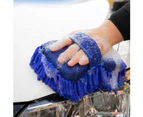 Soft Sponge Pad Car Vehicle Care Washing Brush Window Glass Cleaning Glove Tool-Green Sponge