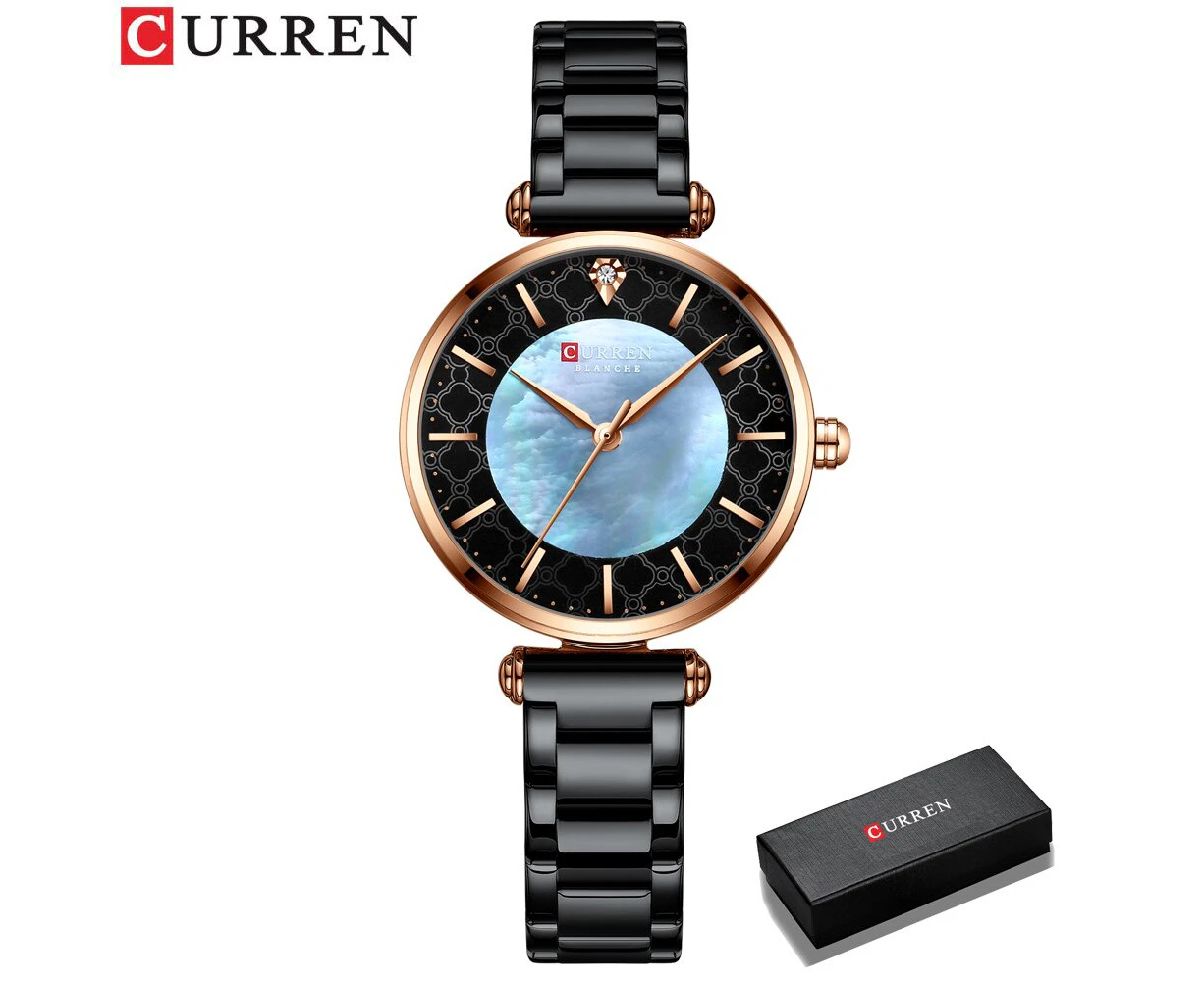 CURREN New Gold Watch Women Watches Ladies Creative Steel Women's Bracelet Watches Female Waterproof Clock Relogio Feminino