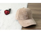 Women's Winter Fall Classic Style Velvet Baseball Cap Fashionable Adjustable Sports Hat for Women