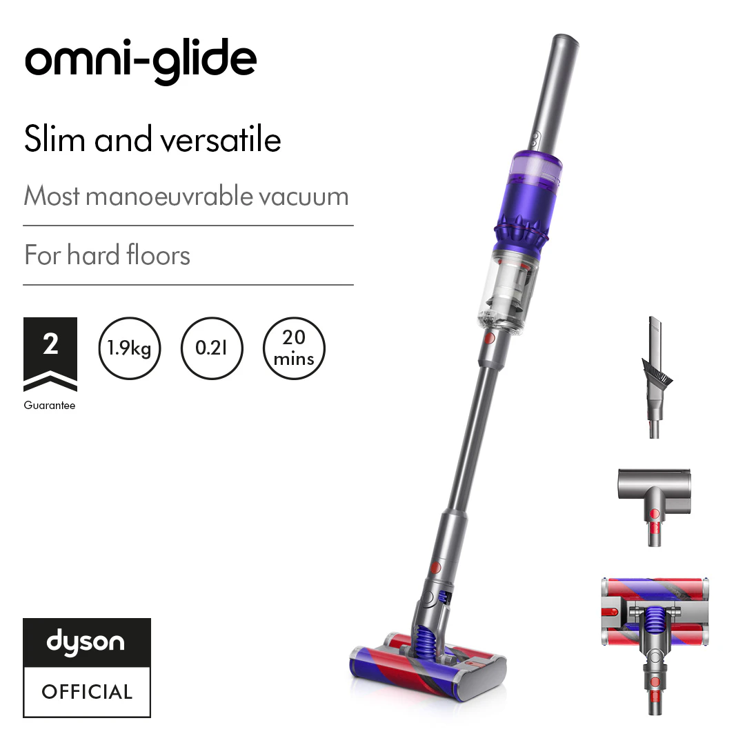 Dyson Omni-glide™ (Purple/Nickel) Stick Vacuum