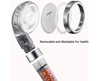 Shower Head, High Pressure Filter Water Saving Filtration 3 Function Modes Hand Held Shower Head For Dry Skin And Hair