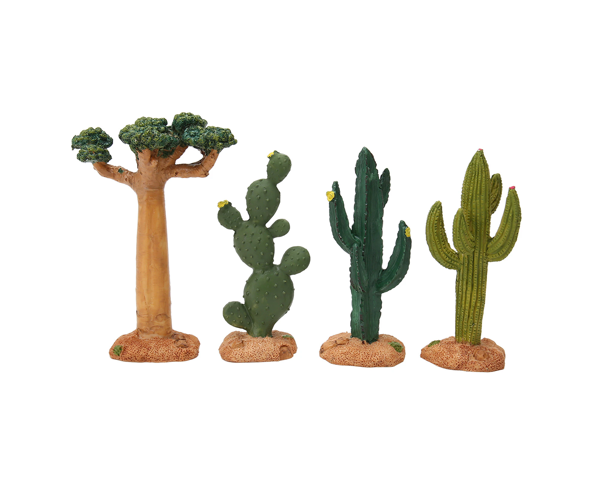 Terrarium Cactus Decoration Simulation Artificial Baobab Plant Ornament For Landscaping Fish Tank Aquarium