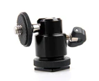 Bluebird 1/4 Inch Mini Ball Head Hot Shoe Adapter Bracket Holder Mount for Camera Tripod-