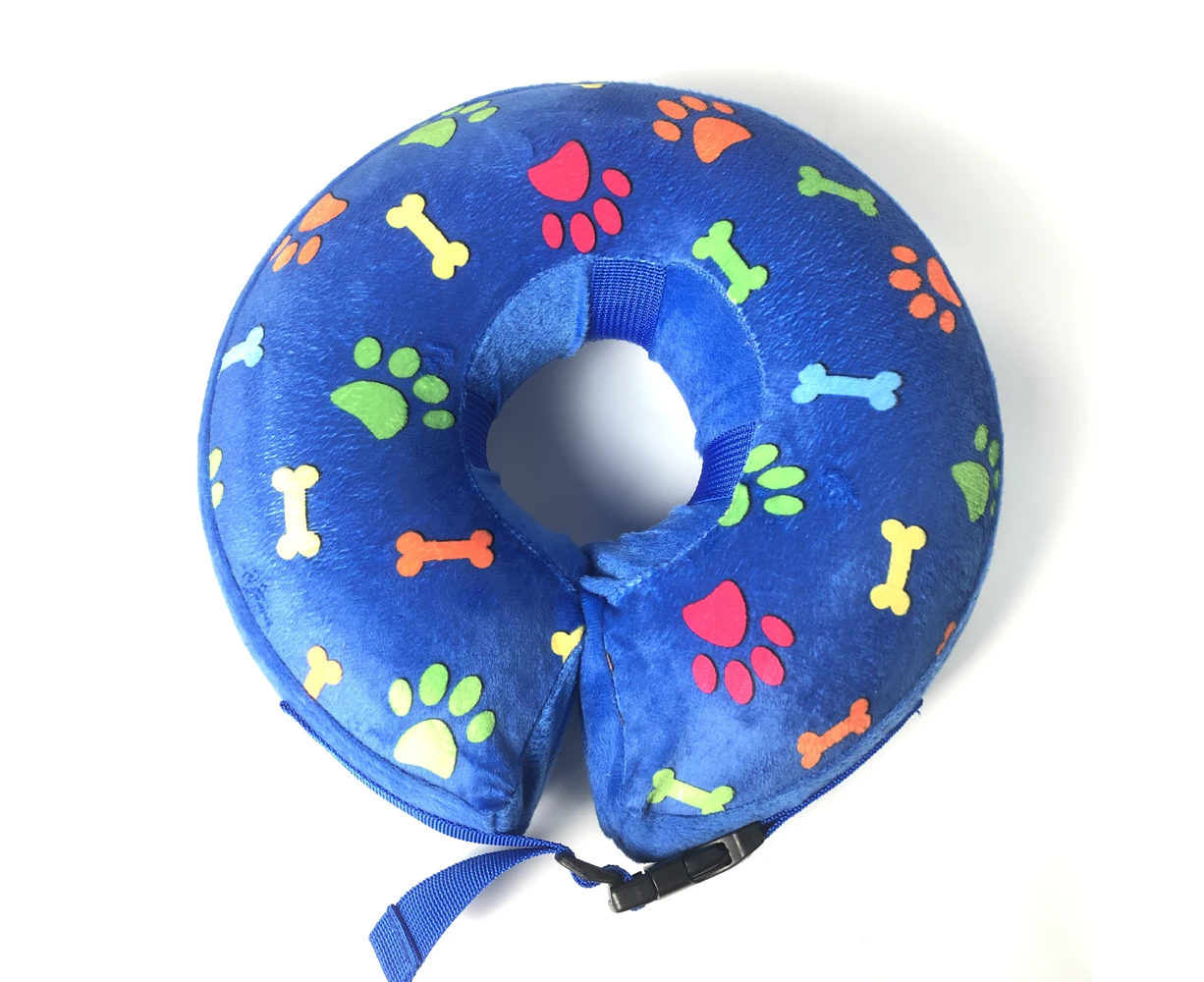 Blue Paw Print Fills The Safety Fence Collar To Keep Your Pet Safe On The Right Side Of The Fence.Blue Internal Diameter 5.5