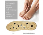 1 pair Massaging Insoles for Women and Man Magnetic Therapy Massaging Acupuncture Insoles - Effective Relieve Feet Fatigue Acupressure Shoe Inserts ​Washab