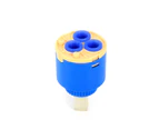 35Mm Ceramic Cartridge Water Mixer Tap Inner Control Faucet Valve Pp Plastic Blue Practical