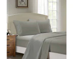 Fabric Fantastic 1000TC Ultra Soft Sheet Set - Single/Double Queen/King/Super King Size Bed - Grey