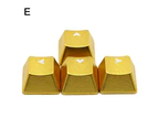 4Pcs Key Caps Mini Ergonomic Design Metal Gaming Keyboard WASD Arrow Key Keycaps for Mechanical Keyboard