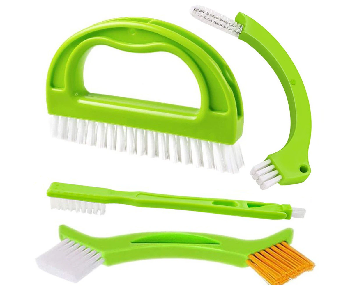 3-in-1 Grout Cleaning Brush Supplies to Deep Clean Bathroom Kitchen