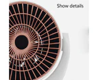 Ceramic Electric Table Top Heater With High Output Fan,Cherry Blossom Powder, European Standard