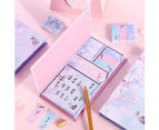 aerkesd 6Pcs Self Adhesive Memo Pad Sticker Sticky Note Notepad Marker Daily Planner-Starry Sky 2