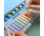 Sticky Notes Set 30 Colors Macaron Memo Stickers Writable Index Tabs - 200Pcs/Pack, 3Packs